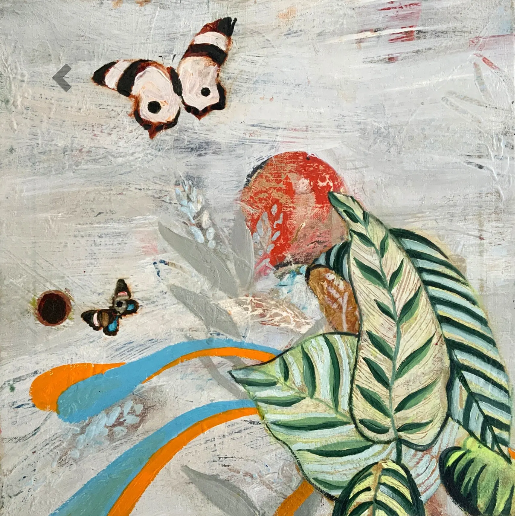Anton Horvatović — Changes 11, 2022, oil on canvas, 40x40cm, (private collection)