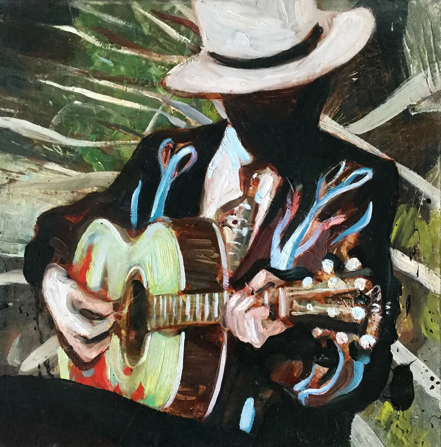 Anton Horvatović — Harmony of Fears I, 2019, oil on canvas, 50x50cm
