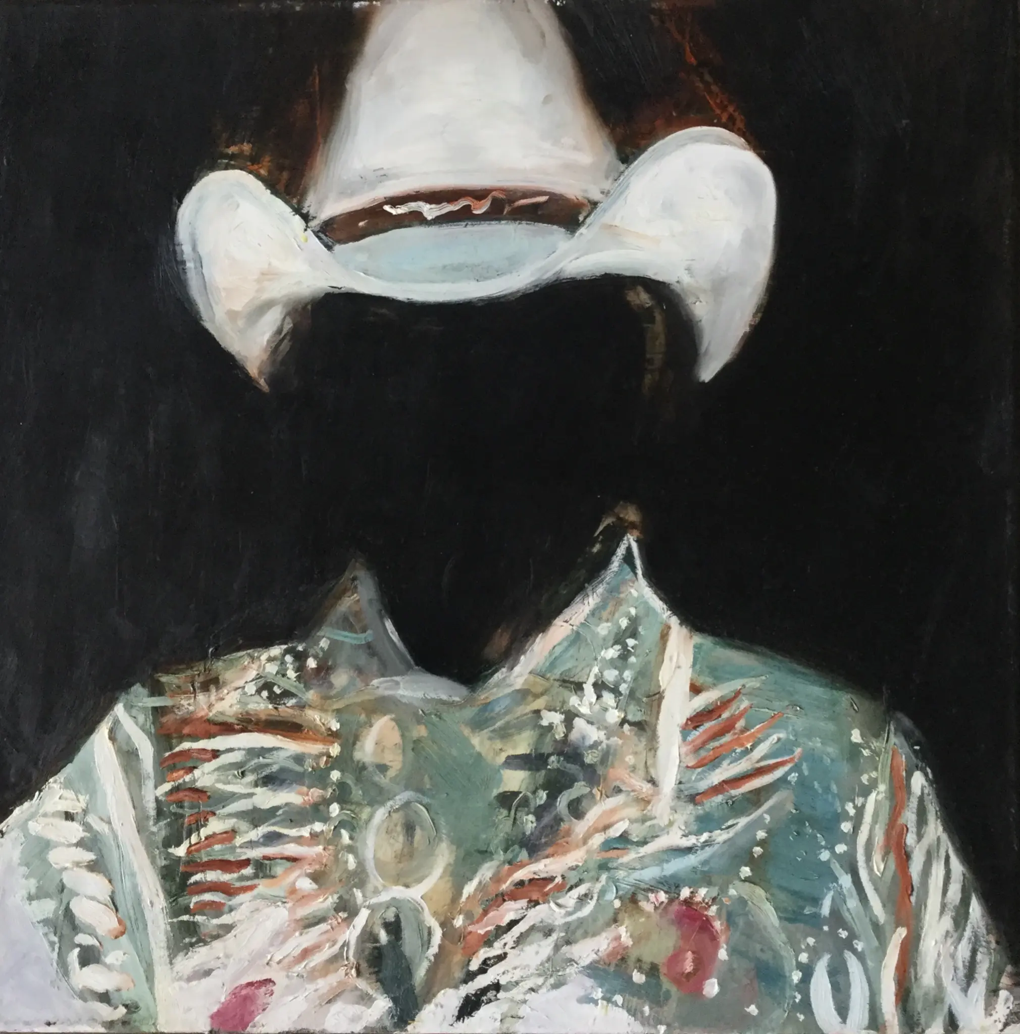 Anton Horvatović — Harmony of Fears IV, 2019, oil on canvas, 50x50cm