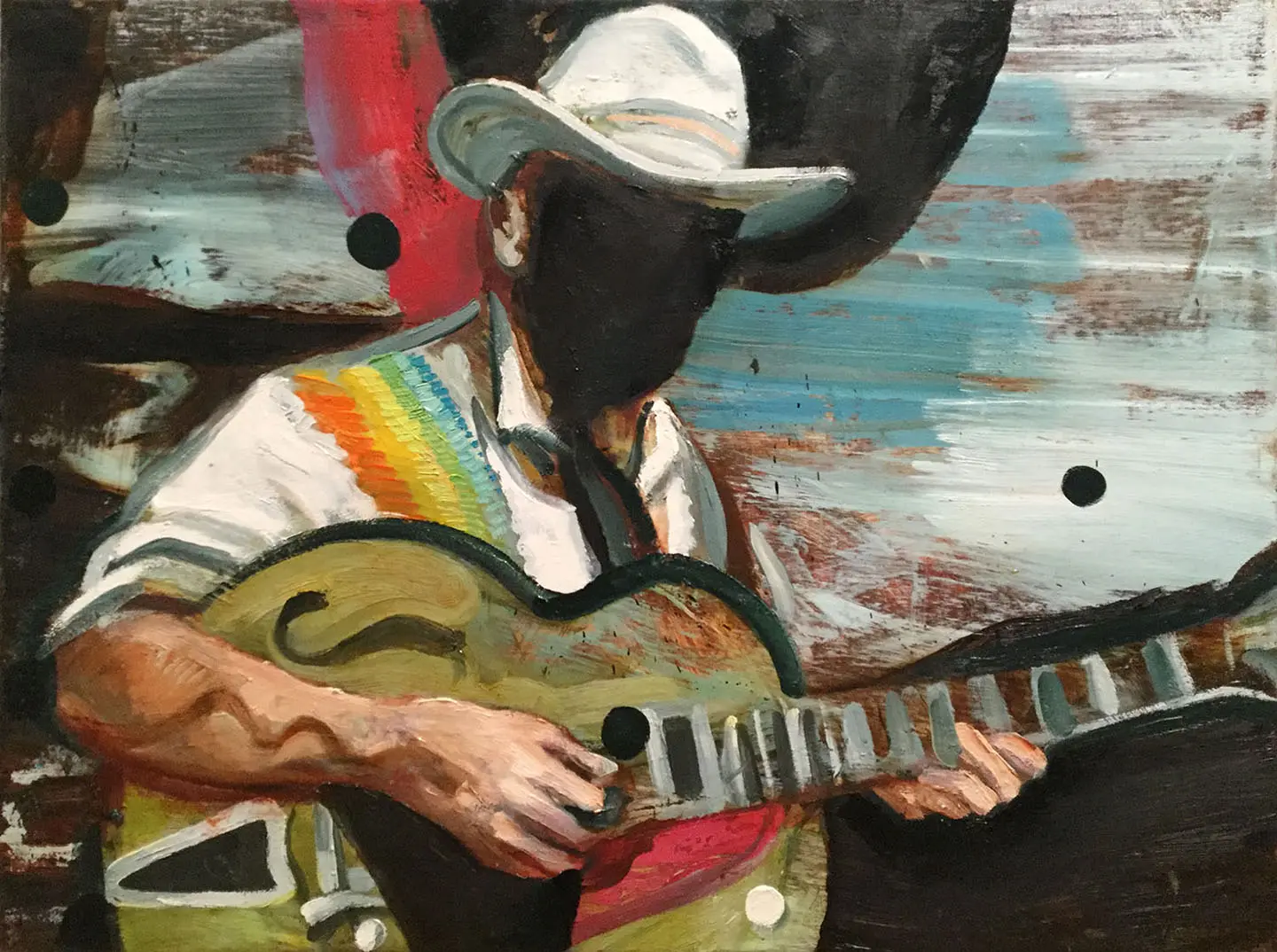 Anton Horvatović — Harmony of Fears VI, 2019, oil on canvas, 70x50cm