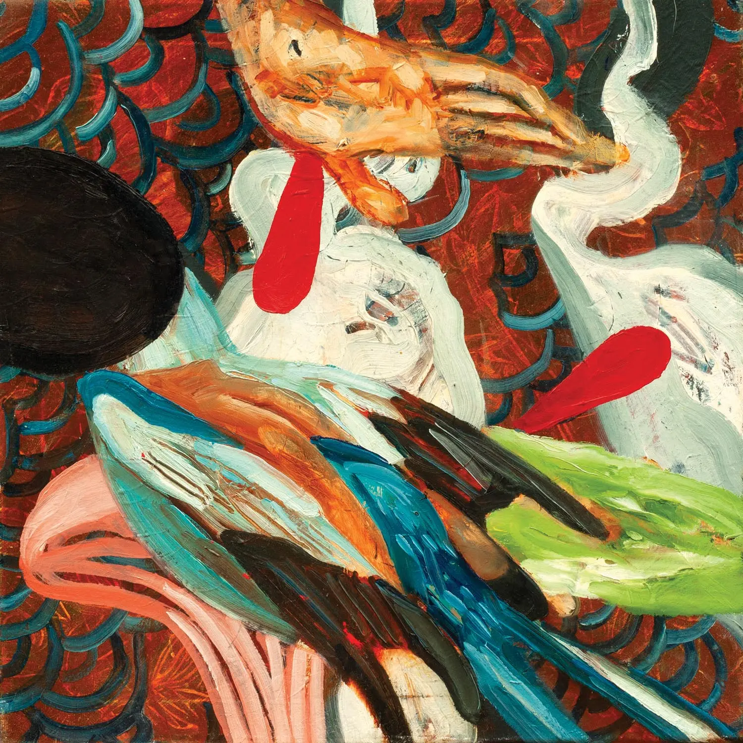 Anton Horvatović — Thank you. It makes me shine., 2022, oil on canvas, 40x40cm, (private collection)