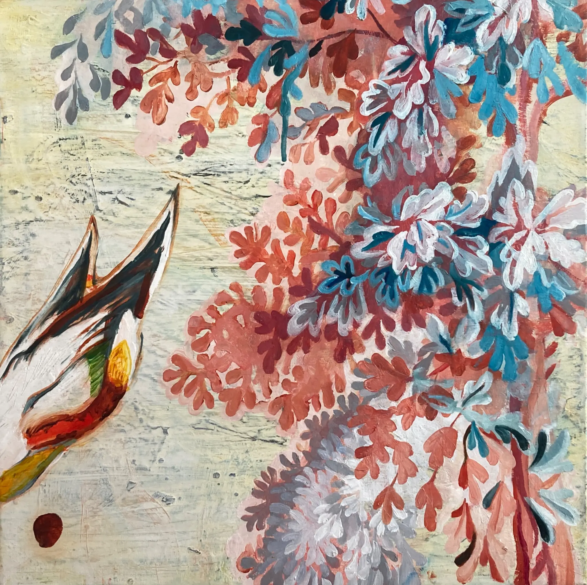 Anton Horvatović — Zenith, oil on canvas, 50x50cm