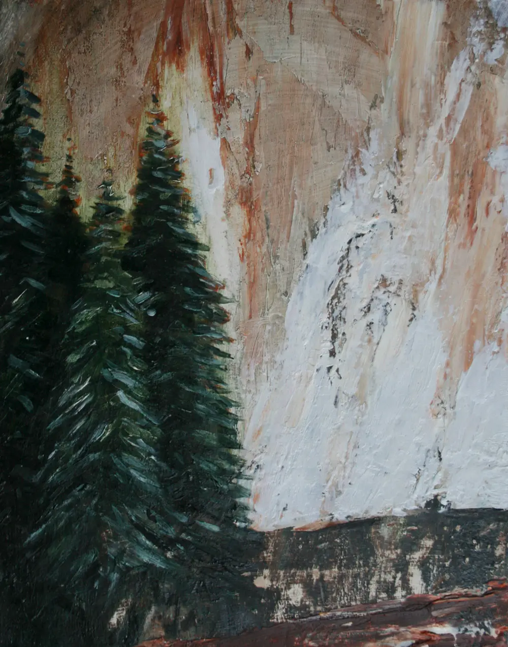 Anton Horvatović — Forest spirit, 2010, oil on canvas, 18x25cm