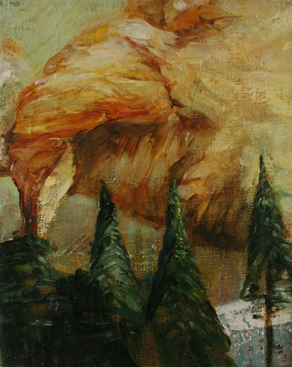 Anton Horvatović — China, 2010, oil on canvas, 18x25cm