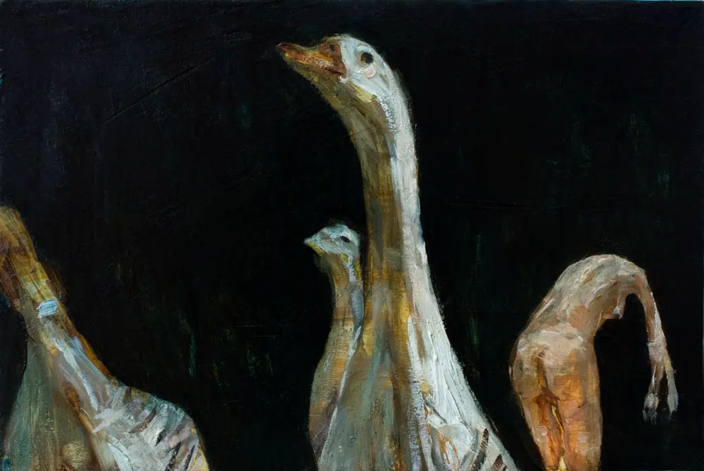 Anton Horvatović — The secret habit of belief, 2008, oil on canvas, 18x30cm